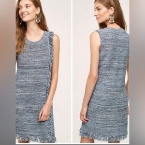 NWT Anthropologie Holding Horses sleeveless dress light blue size XSP